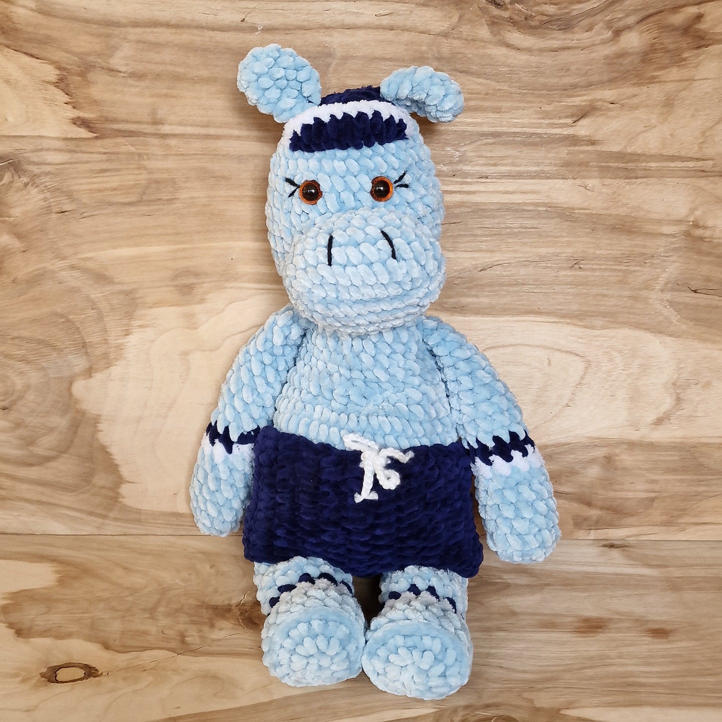 Rotaļlieta - liels tamborēts nīlzirgs (VIER/EVOS 12) - www.tiptip.lv