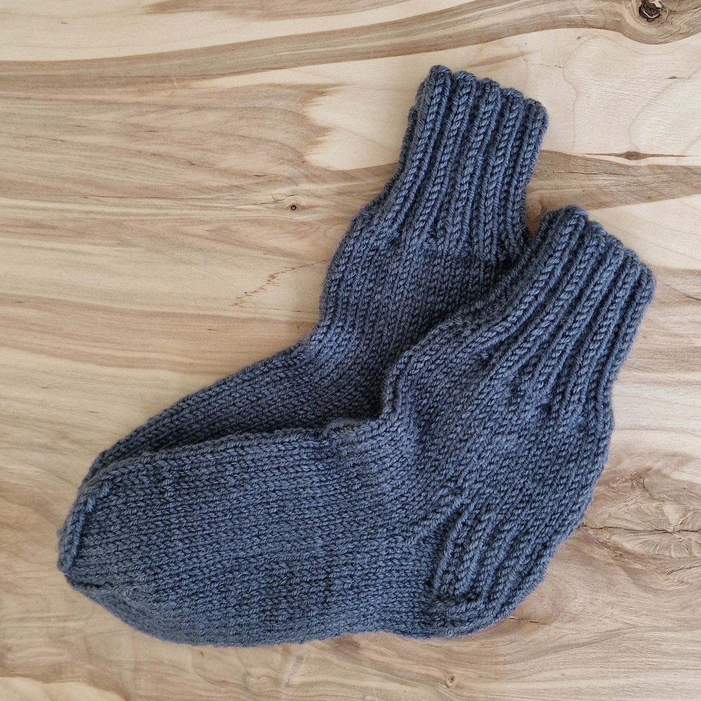Gray children's woolen socks 30-32. size (ANMI 21)