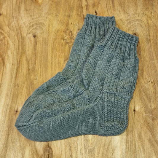 Warm socks size 40-42. blue gray (MALI 17)