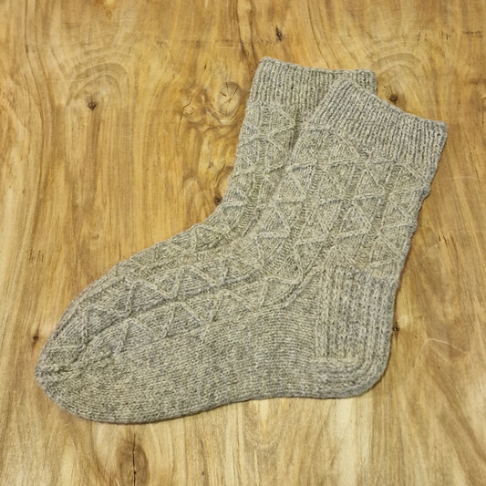 Warm socks size 41-43. in gray (MALI 19)