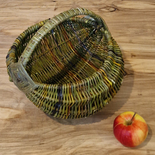 Small round unpeeled wicker basket (SALA 59)
