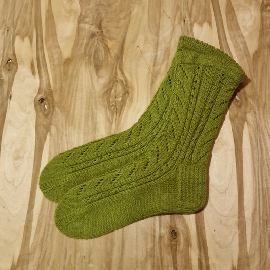 Warm socks size 38-40. moss green (RABE 61)