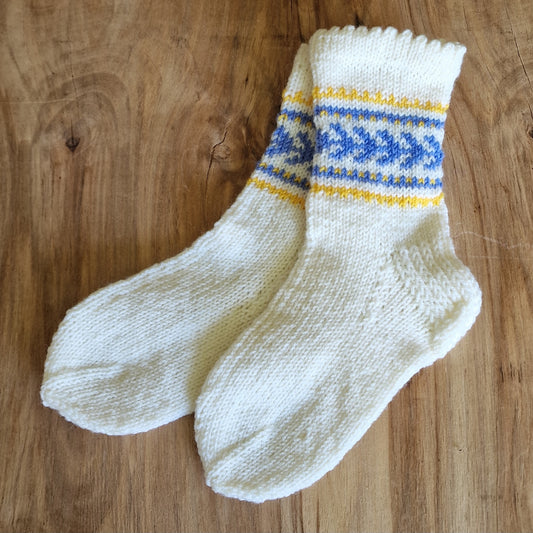 Handwoven national socks size 29.-31. (INKU 25)