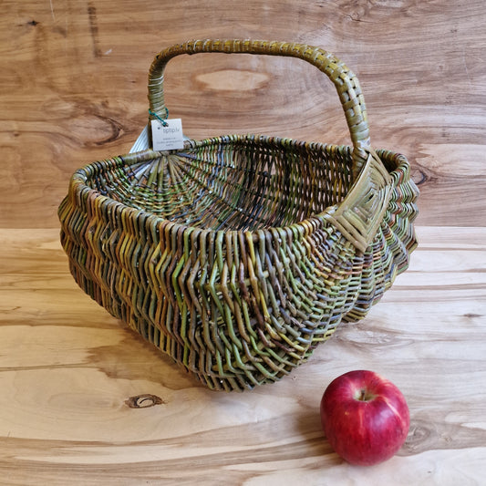 Greenish brown wicker basket (SALA 117)