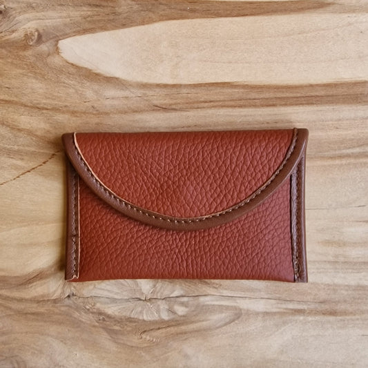 Small leather wallet in orange (RARA 126)