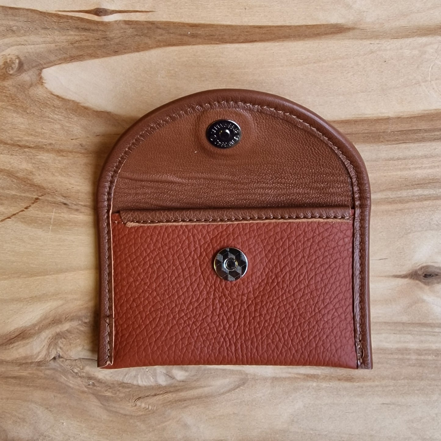 Small leather wallet in orange (RARA 126)