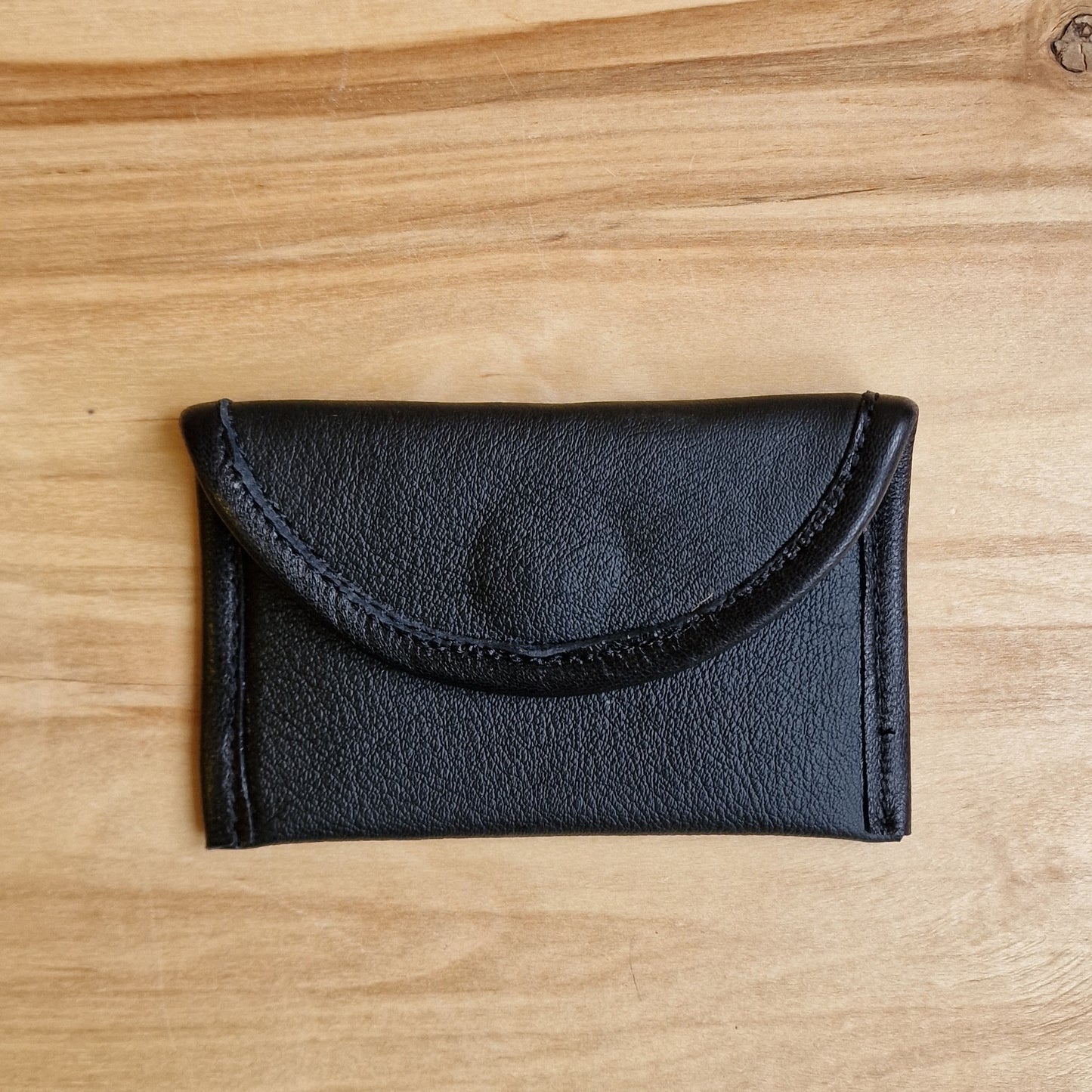 Small leather wallet in orange (RARA 126)