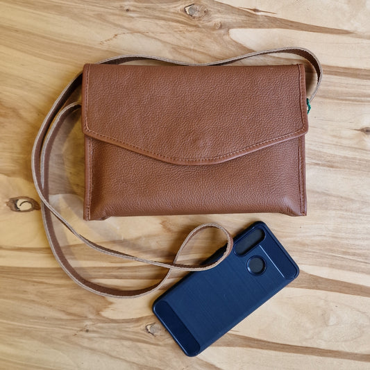 Light brown leather bag (RARA 137)