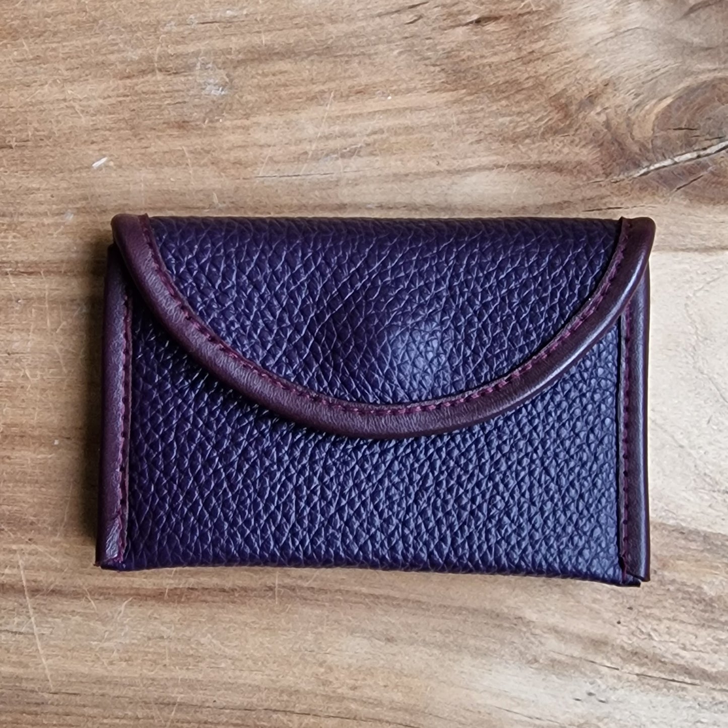 Small leather wallet in orange (RARA 126)