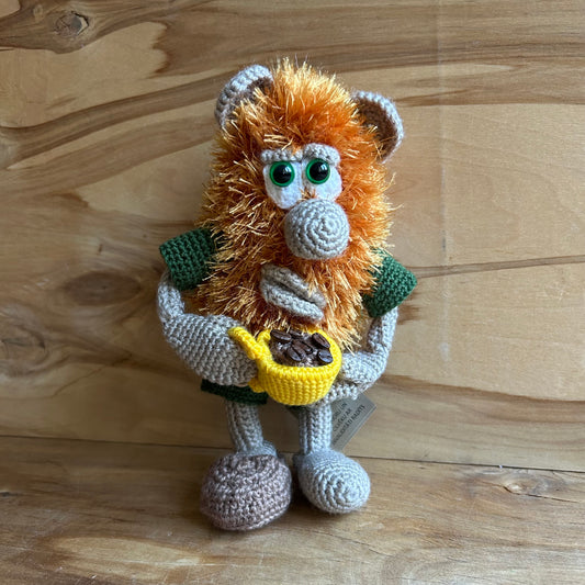 Tamborēta rotaļlieta bērniem/pieaugušajiem  Mājas gariņš Fredis (INBA 36)