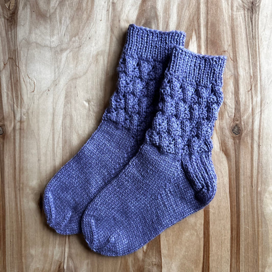 Lillā vilnas zeķītes 32.-34.izm. (VEPA 162)