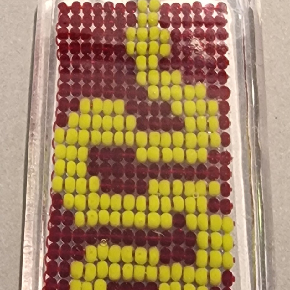 Atslēgu piekariņš "dzeltena čūska" (SPKA 59) - www.tiptip.lv 
