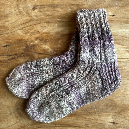 Brūnas siltās zeķes 42.-44. izm. (LARE 45)