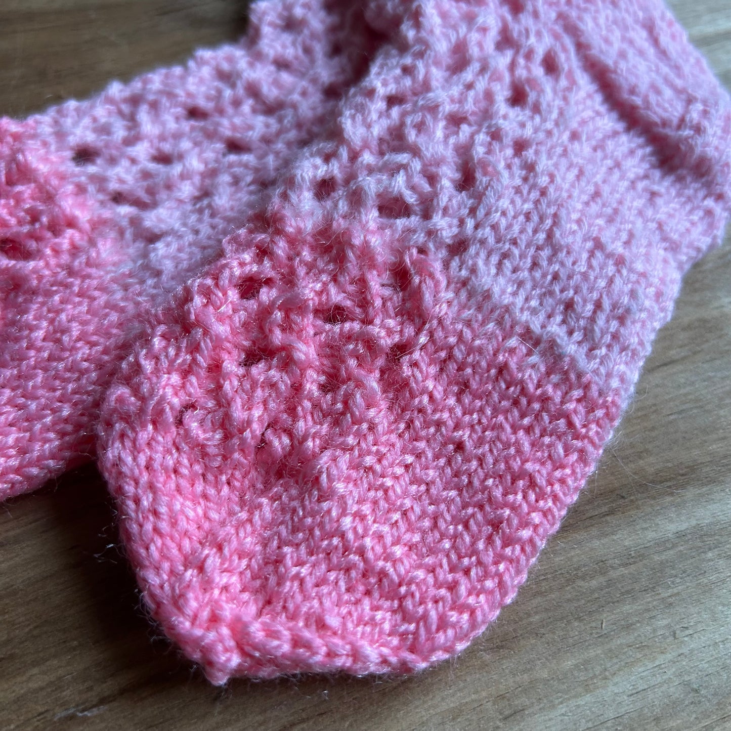 Rozā vilnas zeķes bērniem 21.-23.izm. (VEZI 51)