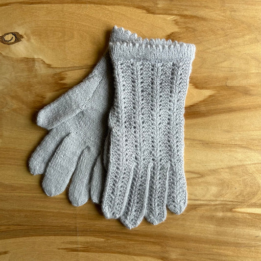 Gaiši pelēki sieviešu pirkstaiņi (MALI 55)