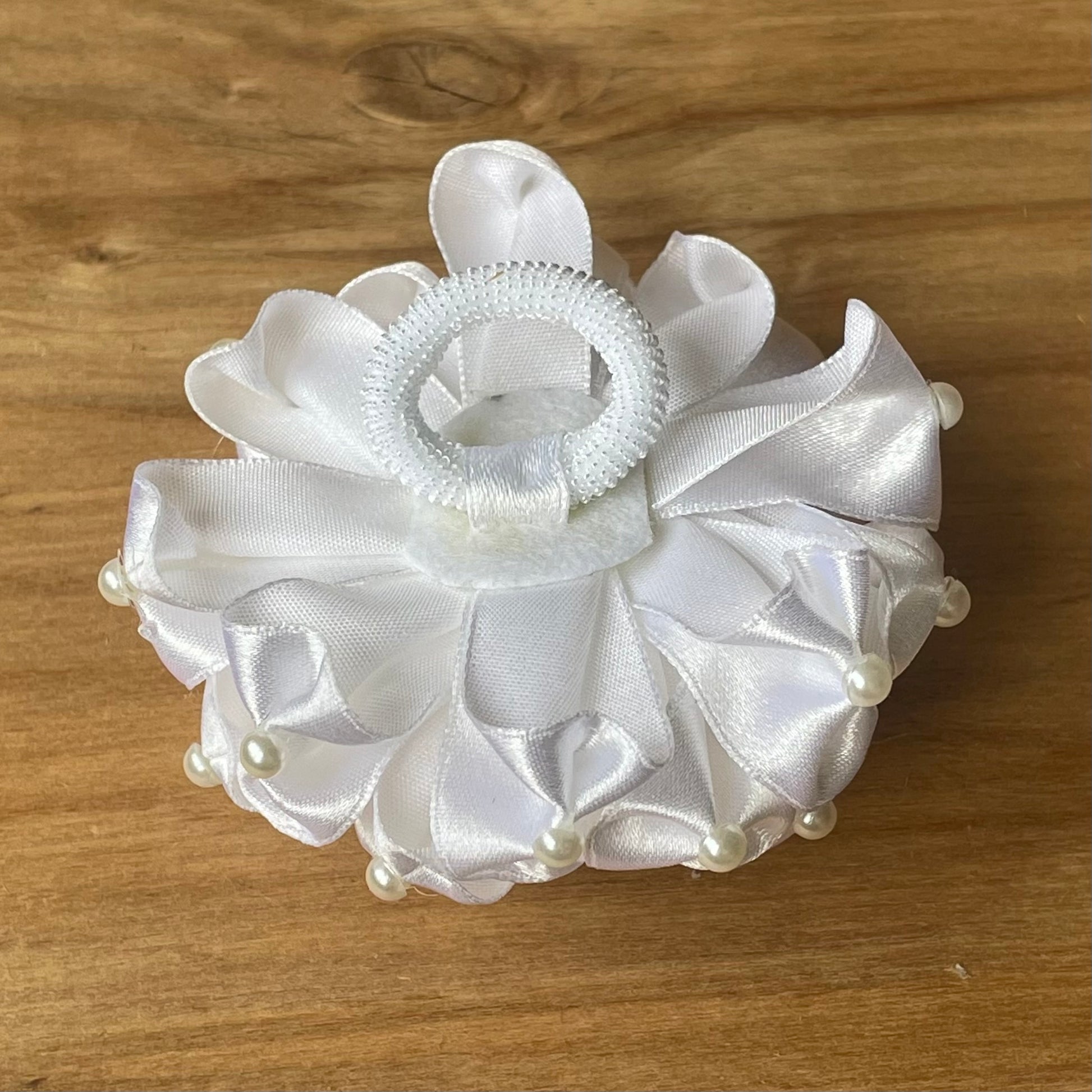 Balta matu rota ar pērlītēm (IRFI 12) - www.tiptip.lv 