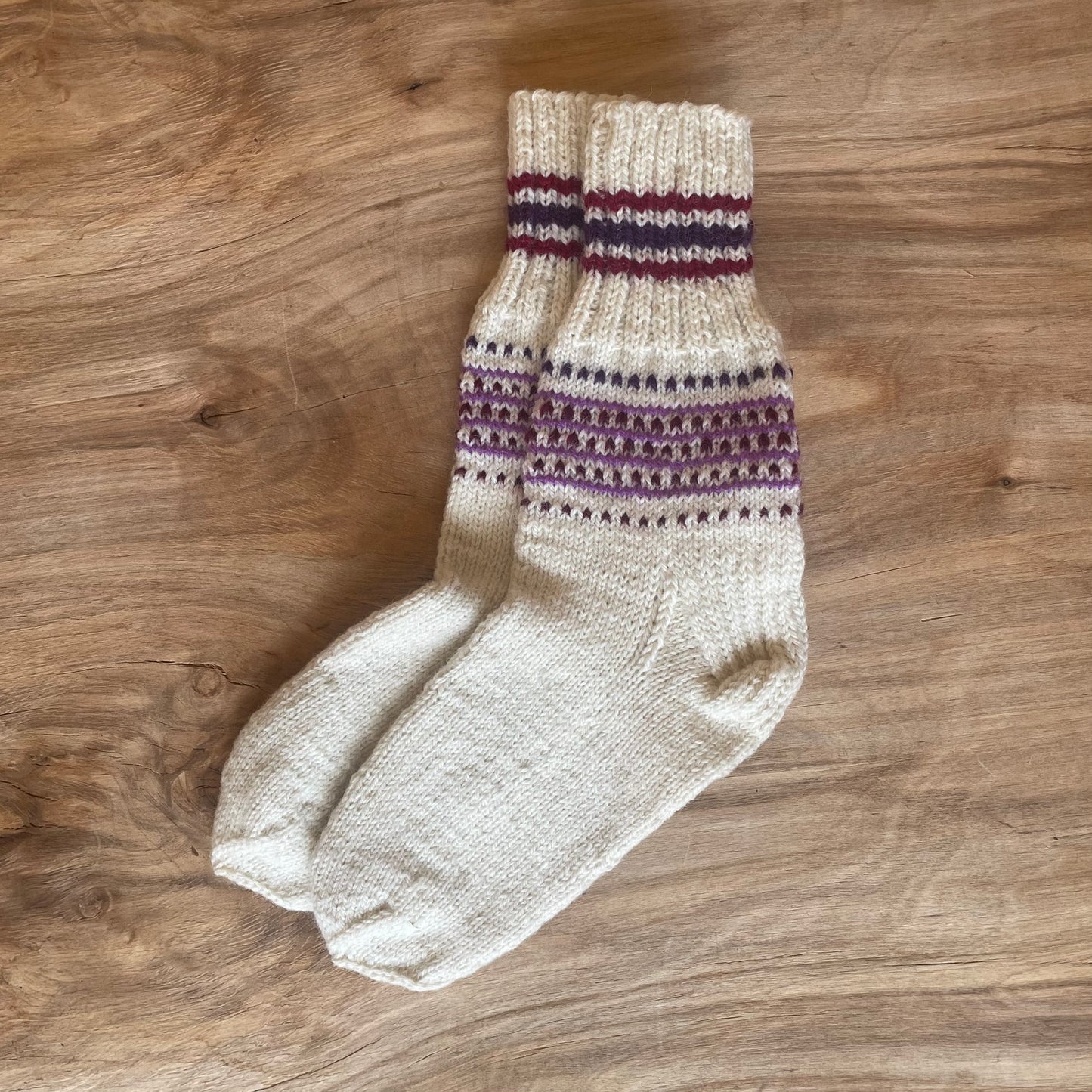 Baltas bērnu vilnas zeķes 31.-33.izm. (ELPU 29) - www.tiptip.lv 