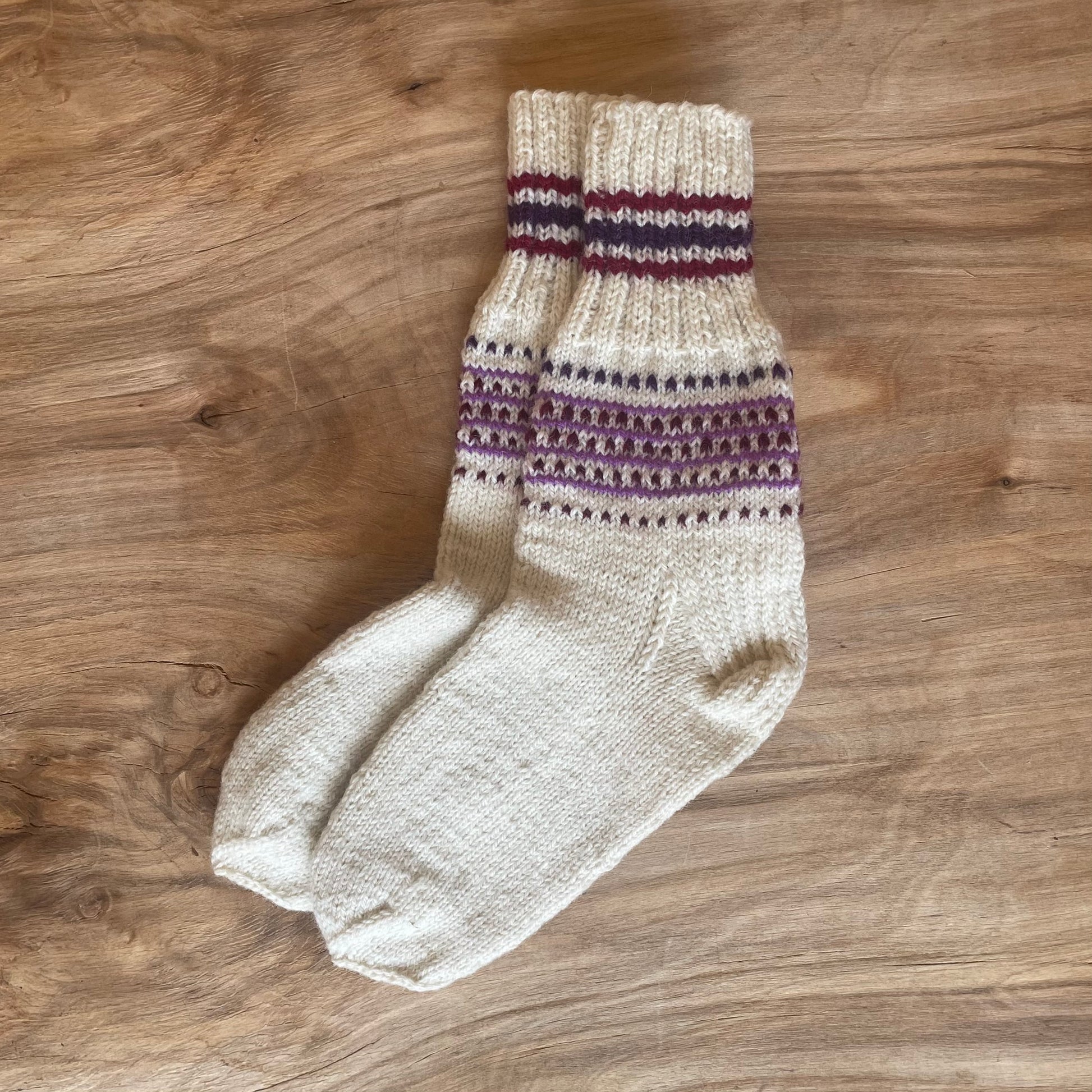 Baltas bērnu vilnas zeķes 31.-33.izm. (ELPU 29) - www.tiptip.lv 