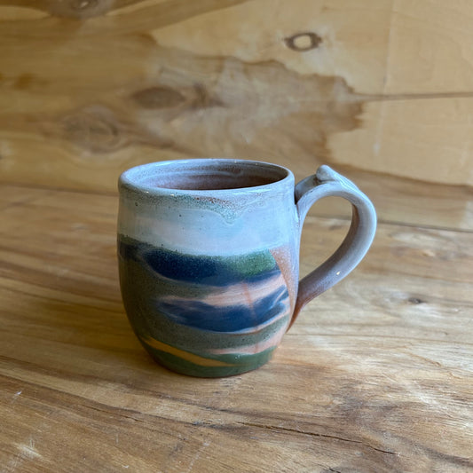 Māla krūze ar glazūras rakstu  (MASP 122)