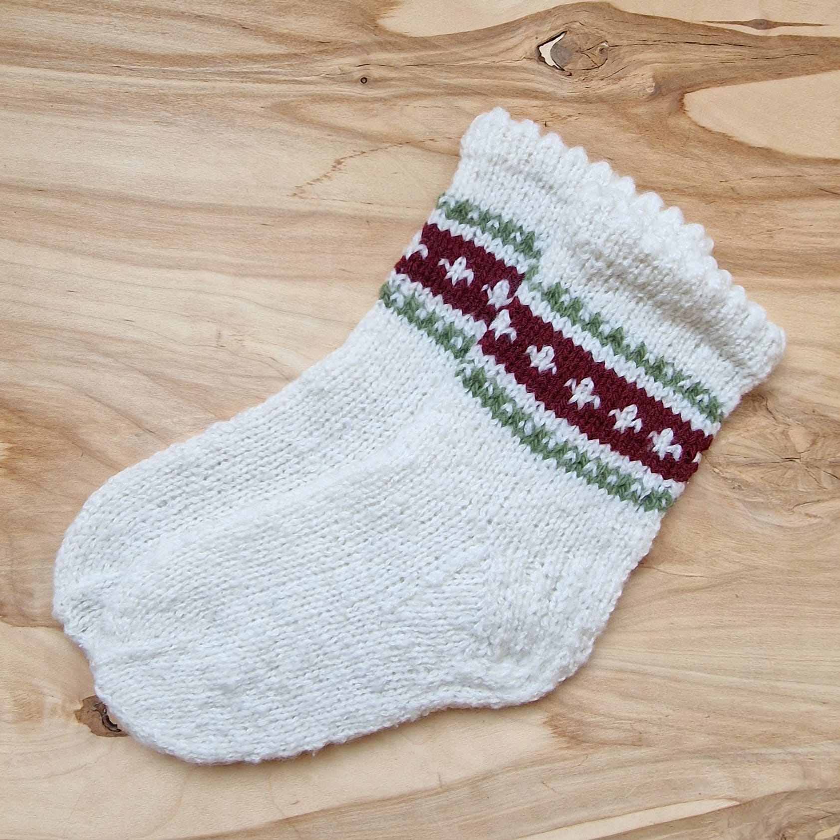 Deju zeķes bērniem ar bordo un sūnu zaļu rakstu 27.-29.izm. (INPO 85) - www.tiptip.lv 