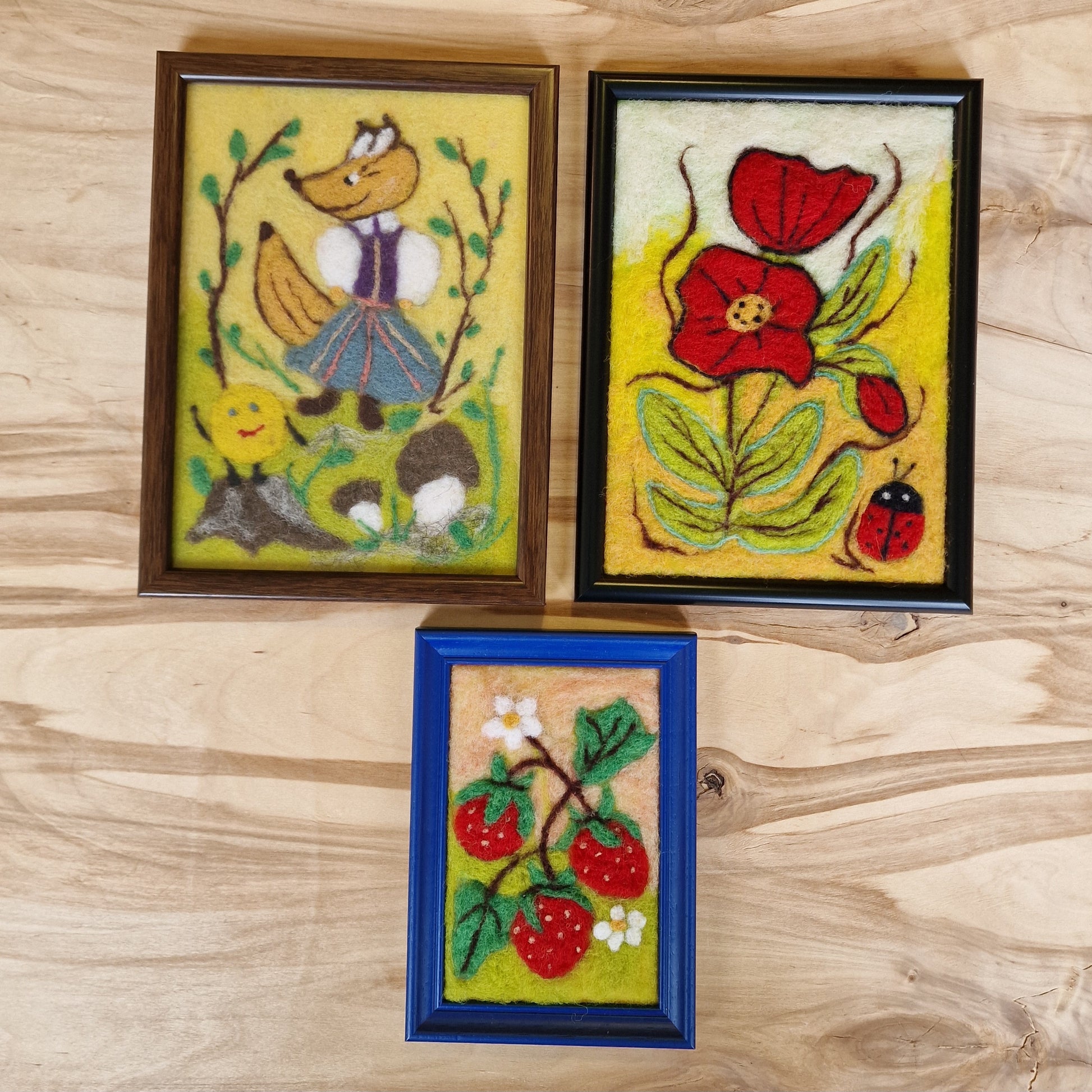 Filcēta glezniņa "Kukulītis" (LIGR 20) - www.tiptip.lv 