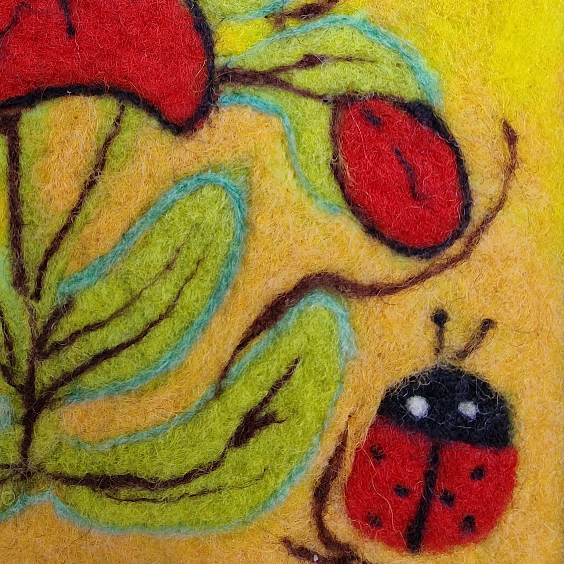 Filcēta glezniņa ar ziediem (LIGR 19) - www.tiptip.lv 