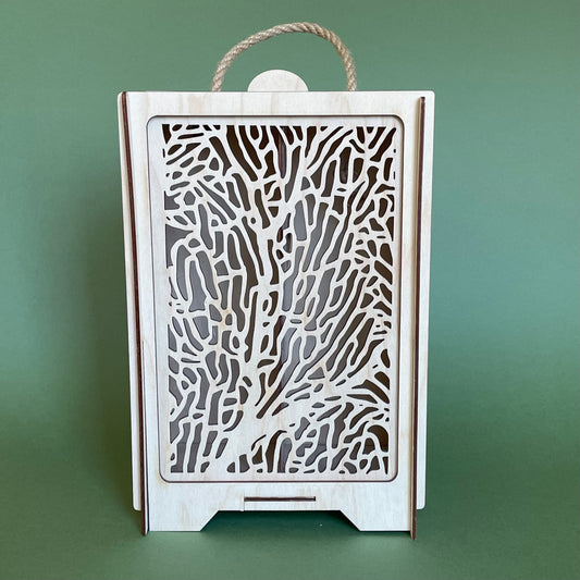 Gaiša saplākšņa kaste ar diviem nodalījumiem (RAJO 53) - www.tiptip.lv 