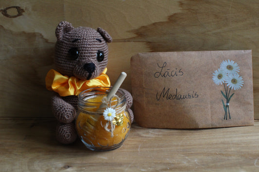 Tamborēta rotaļlieta bērniem/pieaugušajiem Medausis (INBA 10)