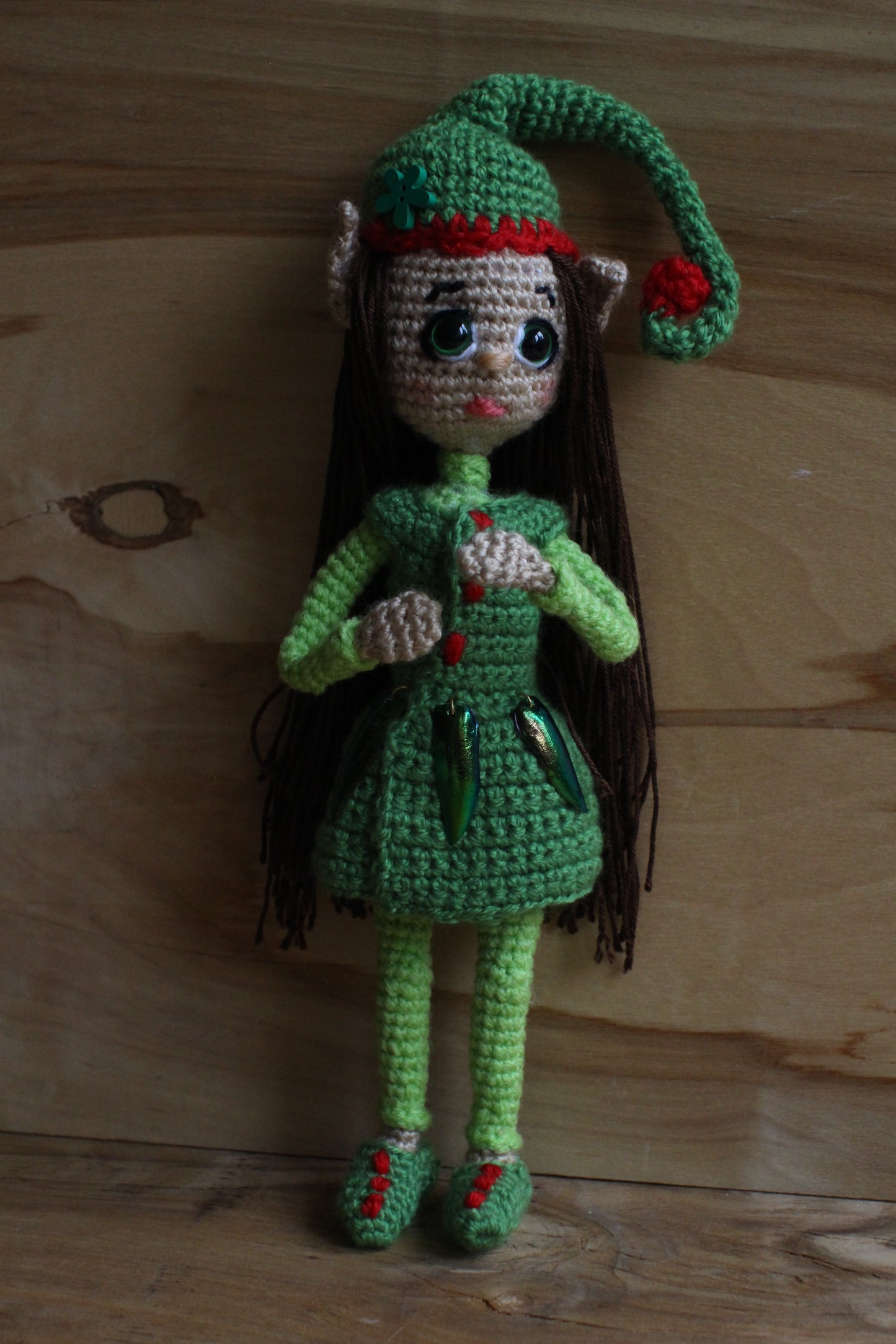 Tamborēta rotaļlieta bērniem/pieaugušajiem Elfiņš  (INBA 13)