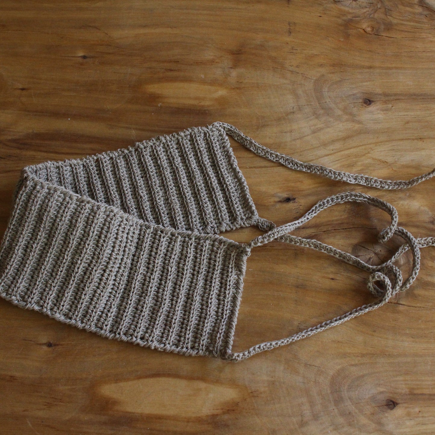 Tamborēts lina  pirts lietu komplekts  (INBA 33)