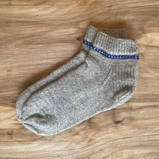 Gray short woolen socks size 38.-40. (ELPU 31)