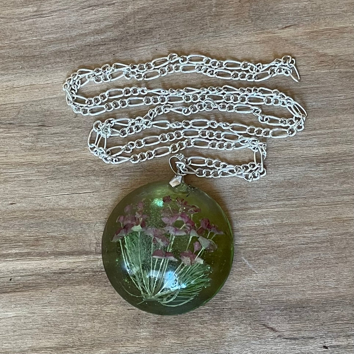 Necklace with natural flowers (DAMI 51)