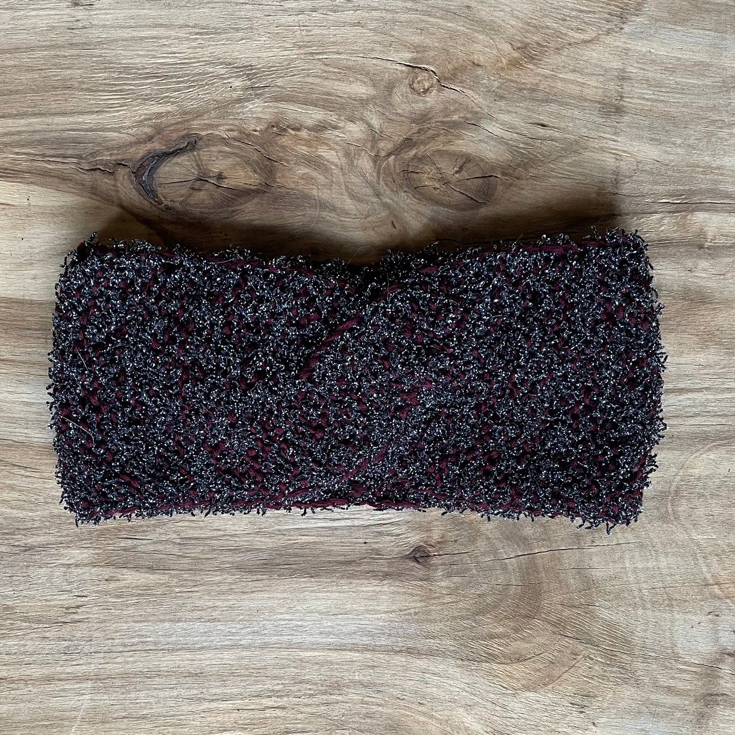 Dark grey sparkly head band (VEPA 93)