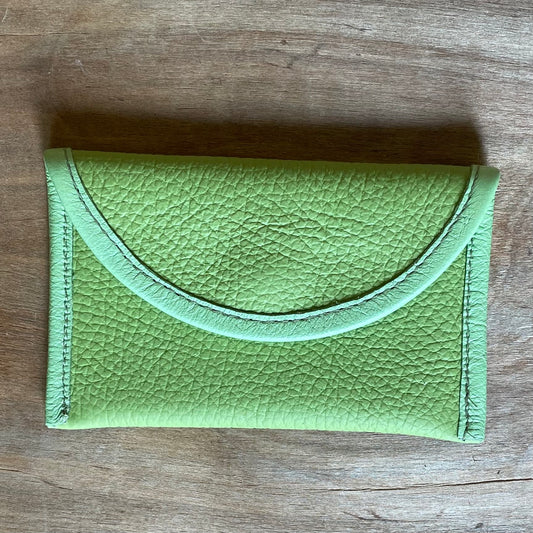 Small leather wallet in light green (RARA 119)