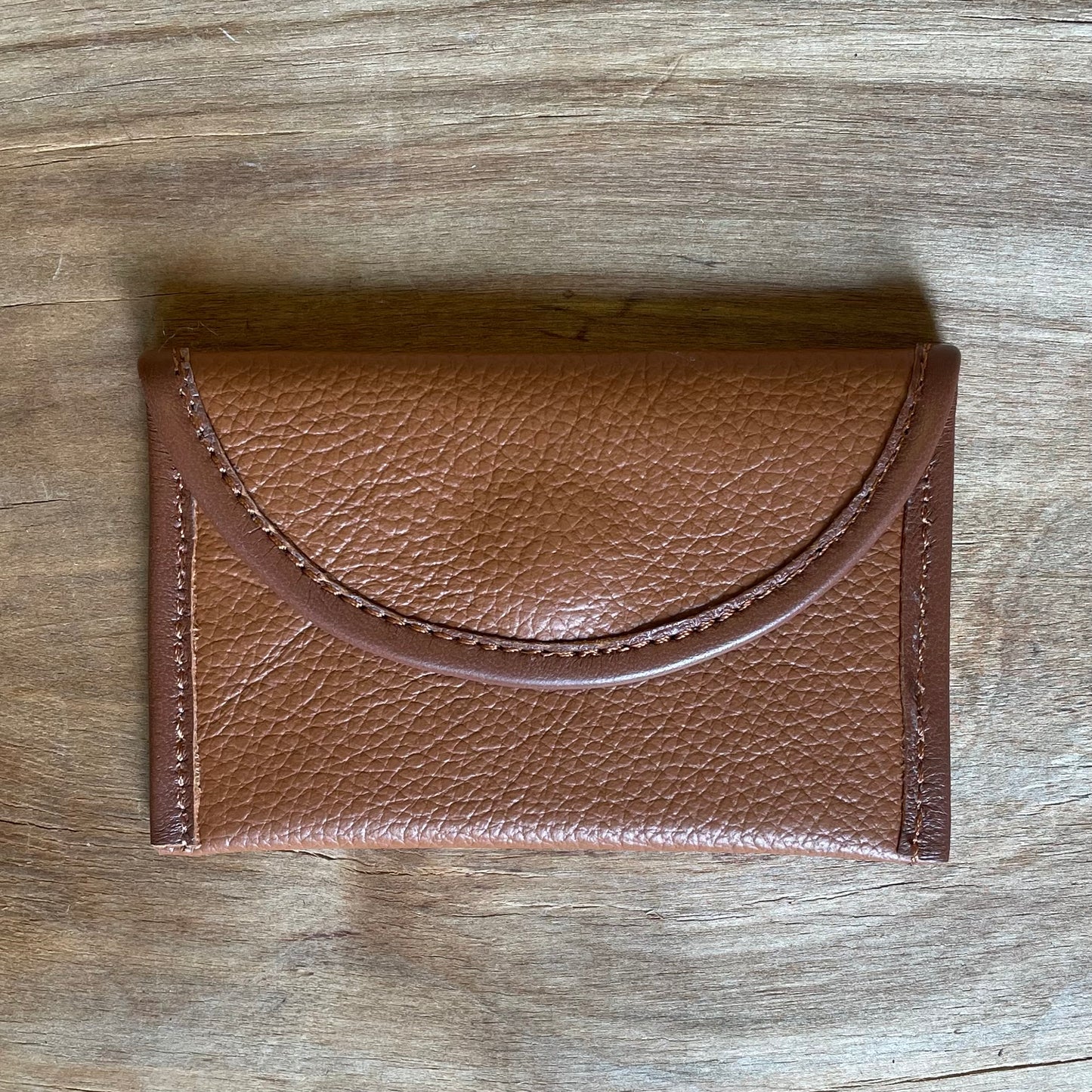 Small leather wallet in brown (RARA 120)