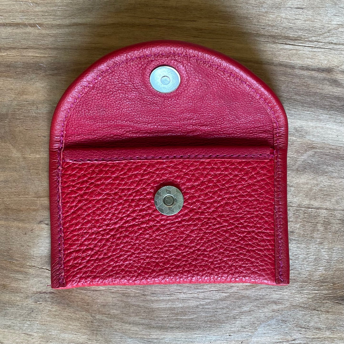 Small leather wallet in red (RARA 122)