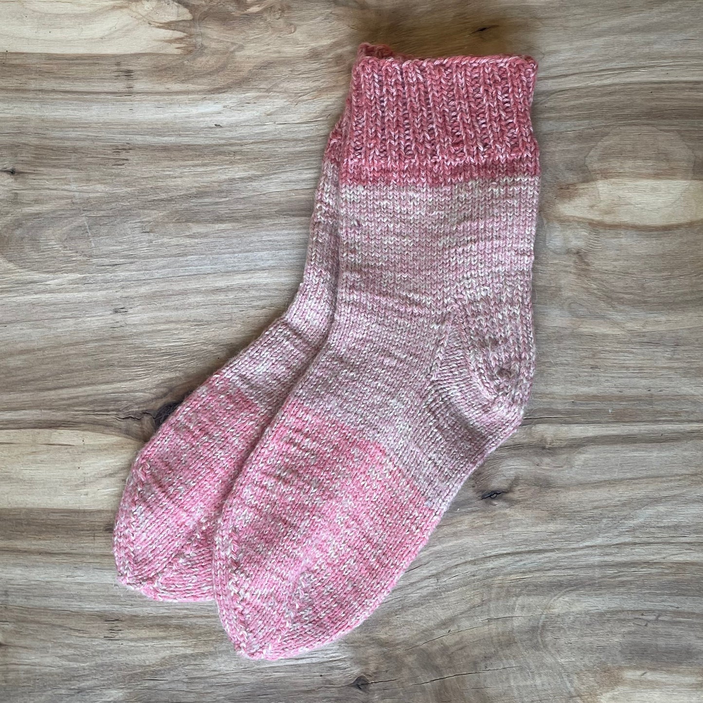 Light pink warm children's socks size 32-34 (MARE 25)