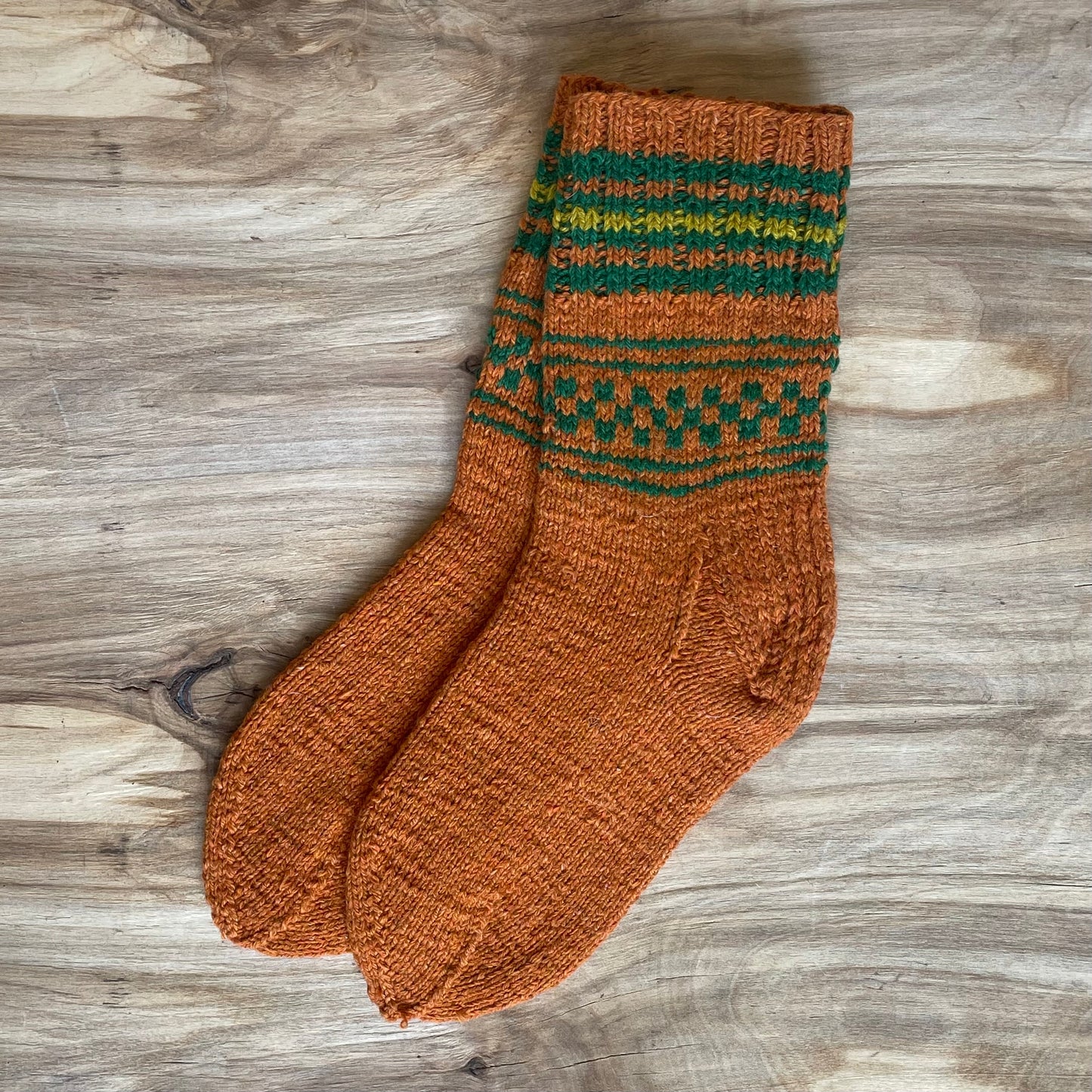 Russet color warm children's socks size 31-33 (MARE 30)