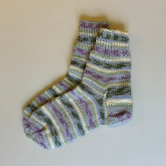 Gray bluish warm socks size 36-38. (LARE 21)