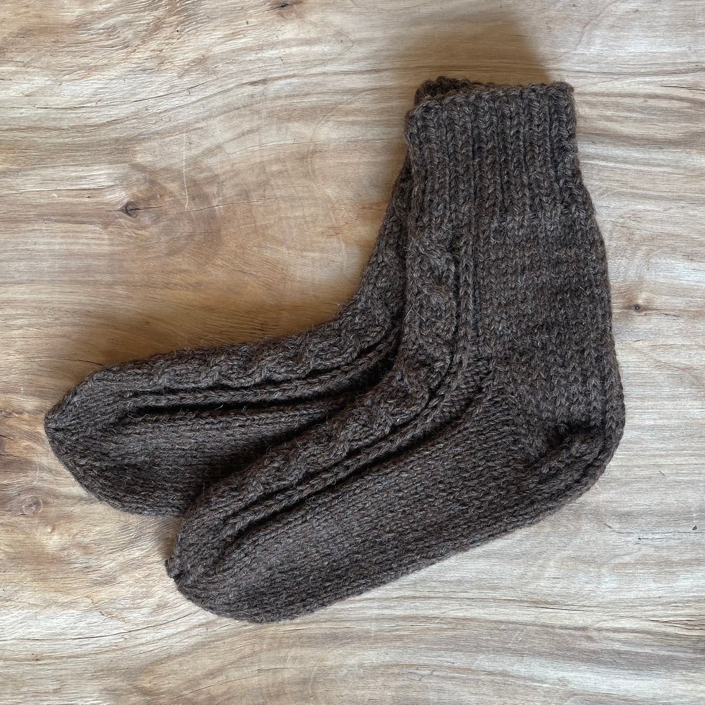 Gray bluish warm socks size 36-38. (LARE 21)