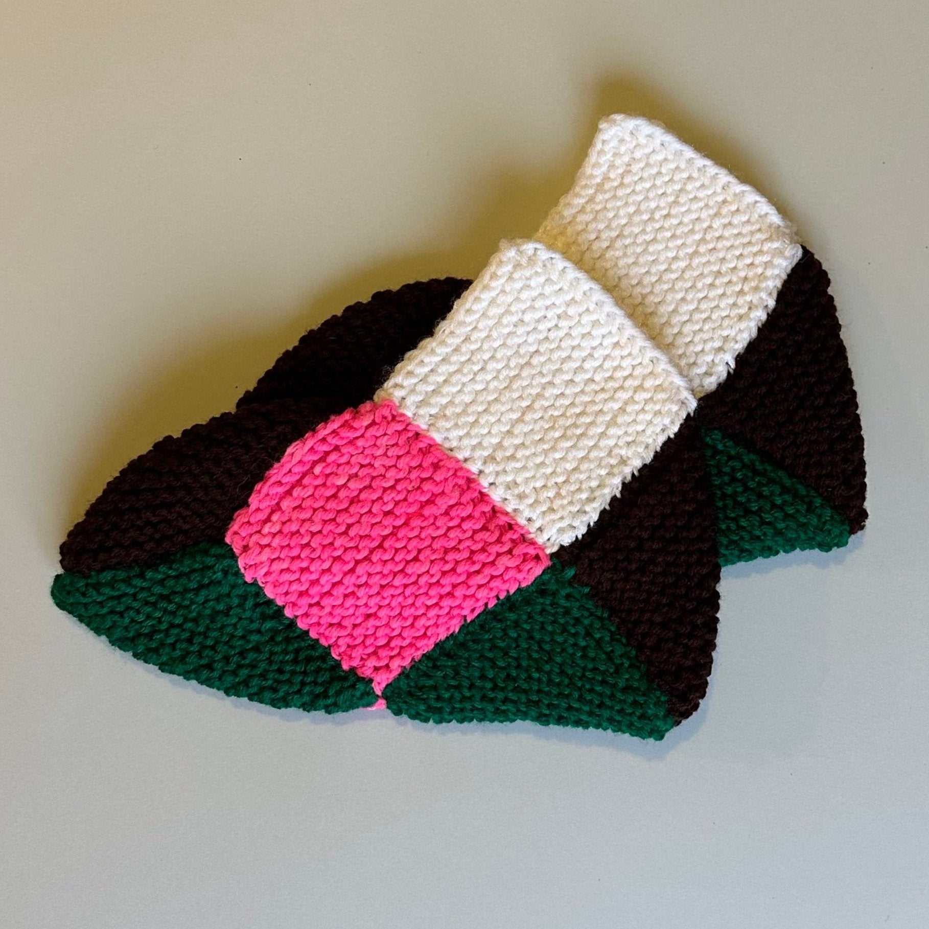 Krāsainas mājas čībiņas 35.-37.izm. (INBE 25) - www.tiptip.lv 