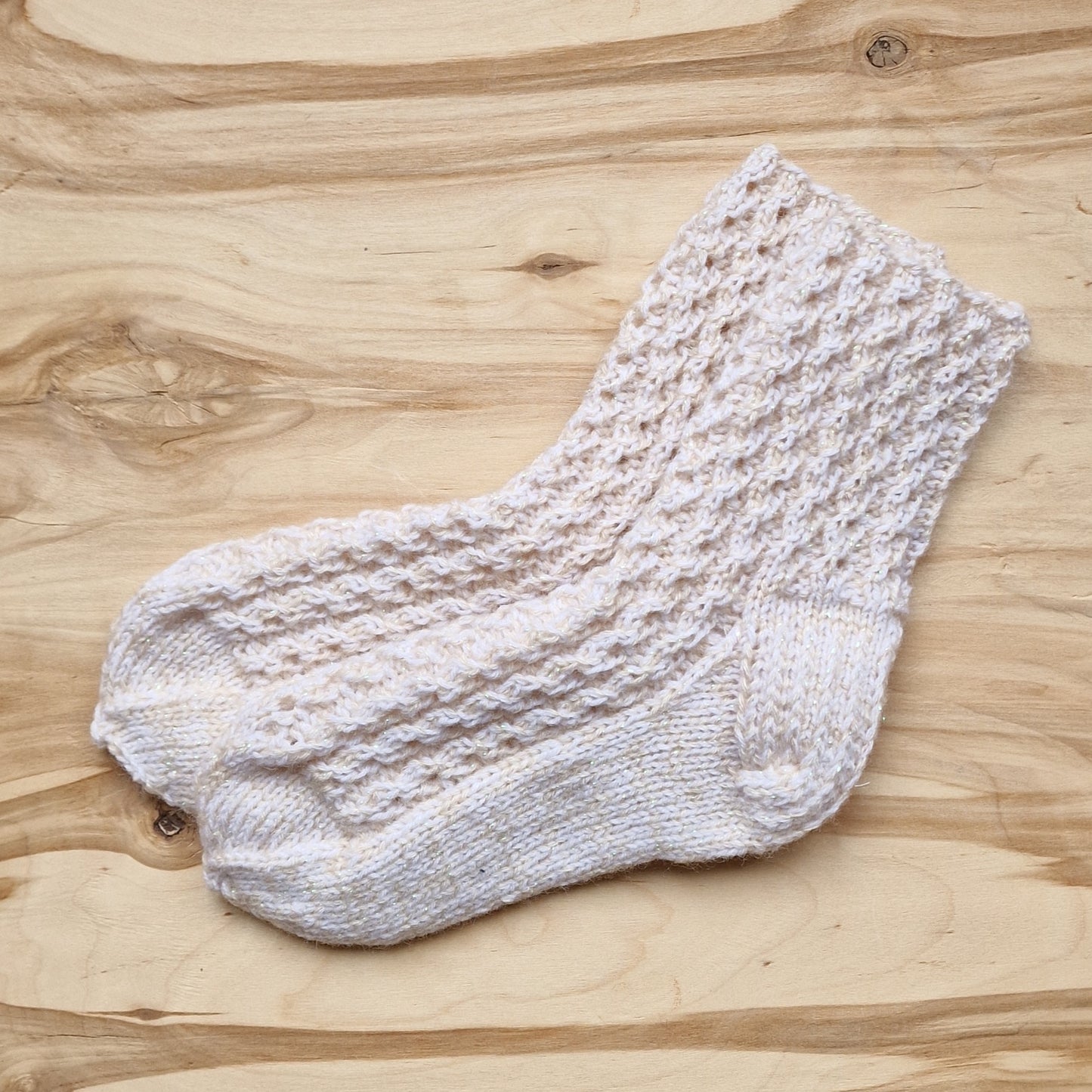 Maigi rozā/brūnas vilnas zeķes 35.-37.izm. (VEZI 12) - www.tiptip.lv 