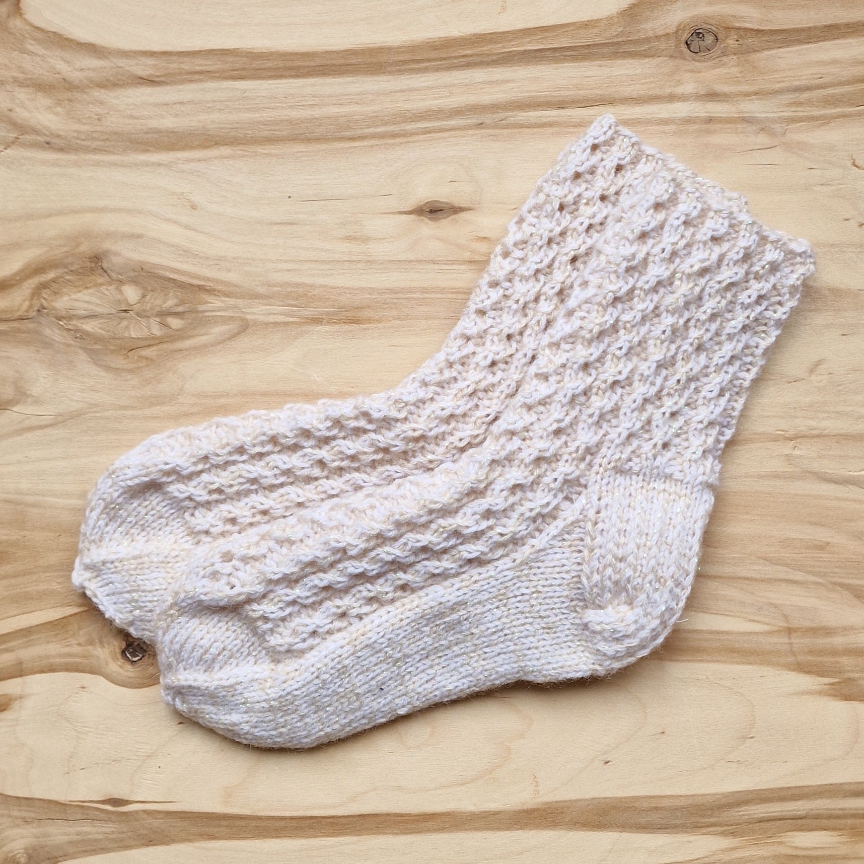 Maigi rozā/brūnas vilnas zeķes 35.-37.izm. (VEZI 12) - www.tiptip.lv 