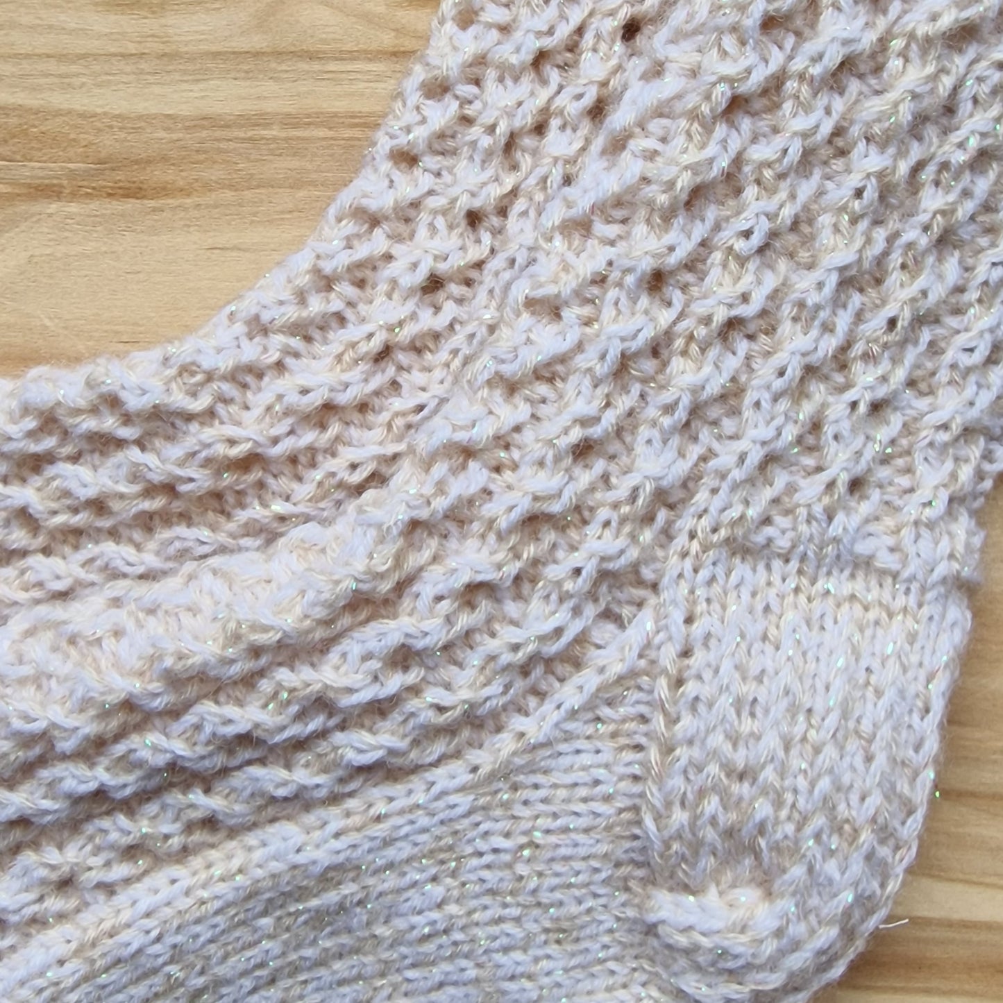 Maigi rozā/brūnas vilnas zeķes 35.-37.izm. (VEZI 12) - www.tiptip.lv 