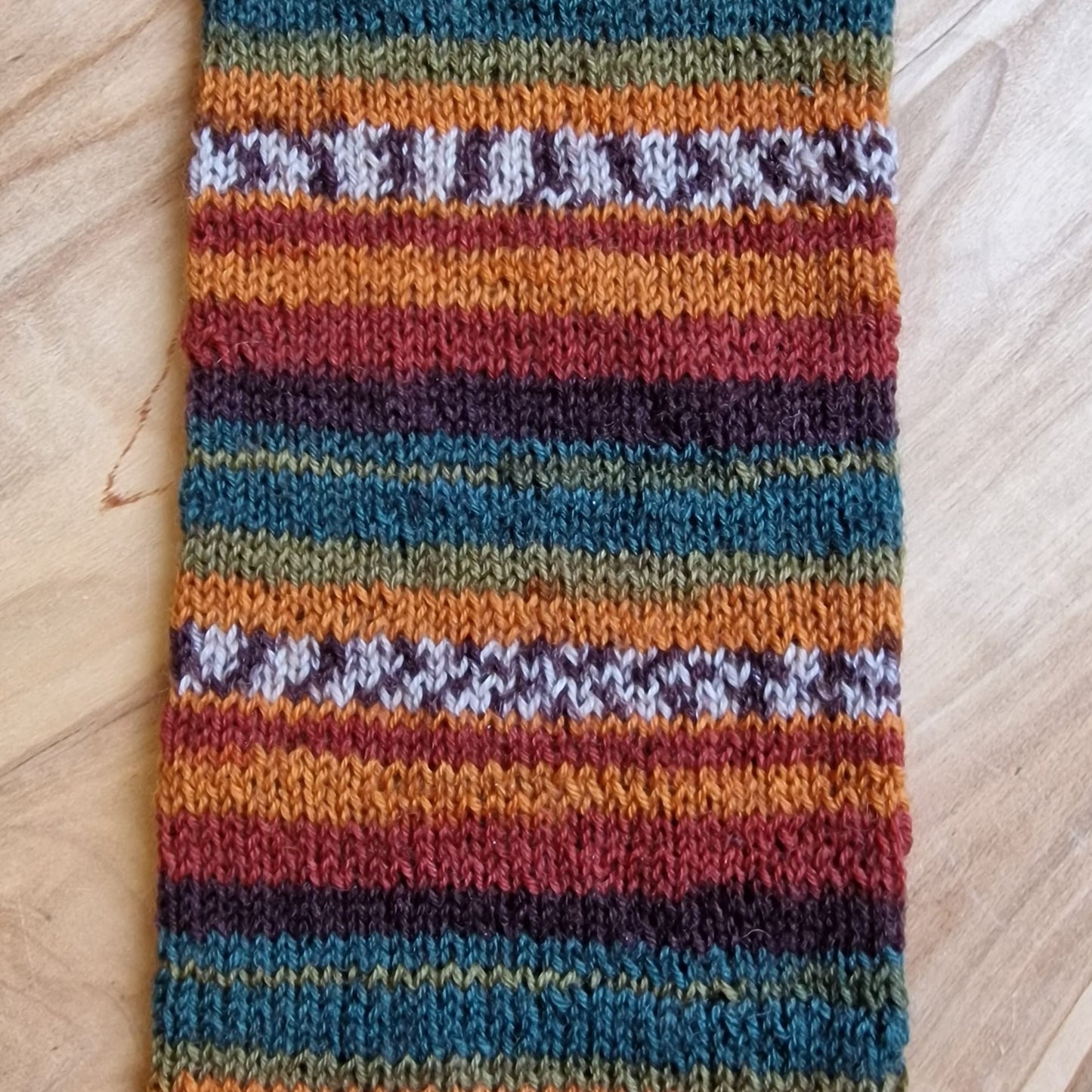 Rokām adītas bezpapēžu zeķes zemes toņos (RECE 52) - www.tiptip.lv 