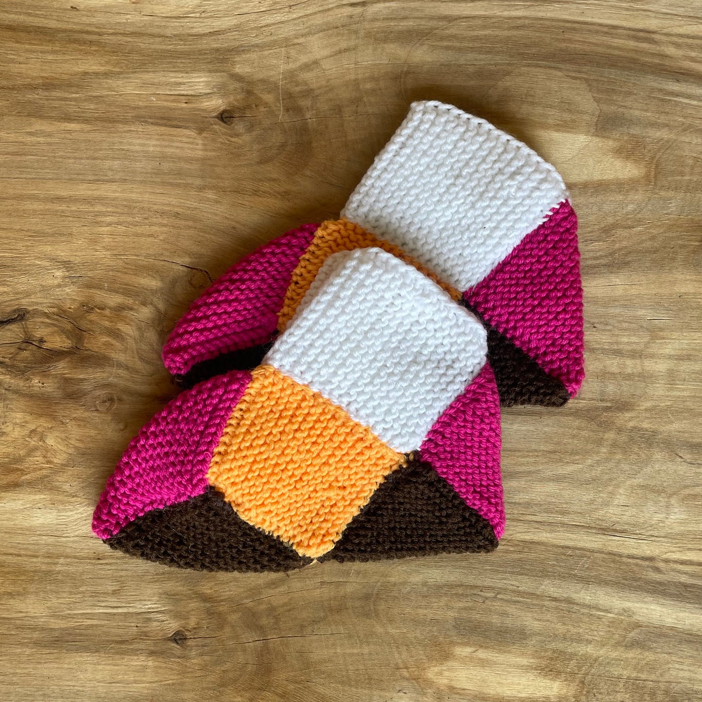 Rozā/dzeltenas/baltas/brūnas mājas čībiņas 35.-37.izm. (INBE 5) - www.tiptip.lv 