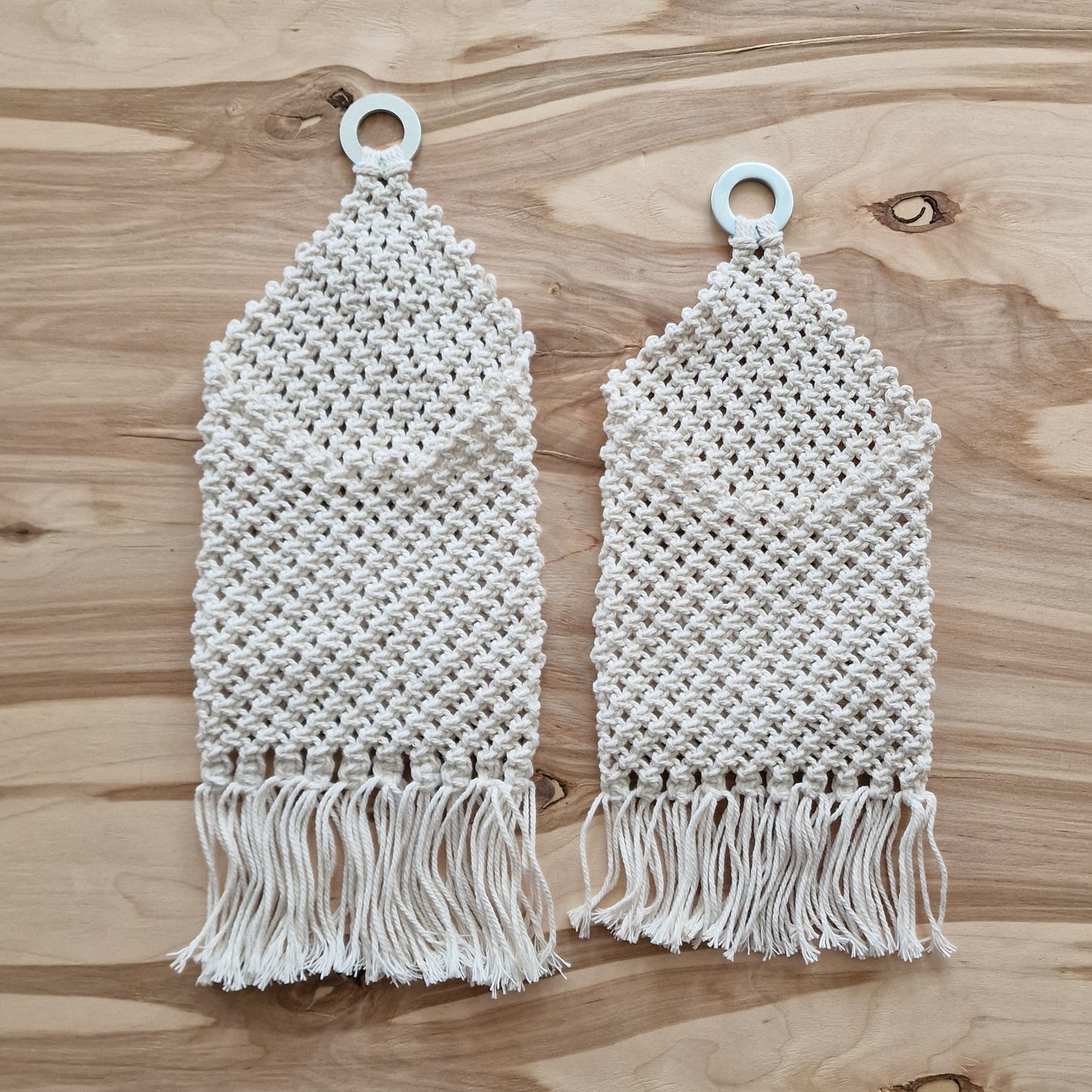 Sīklietu kabatiņa makramē tehnikā (ANBL 2) - www.tiptip.lv 