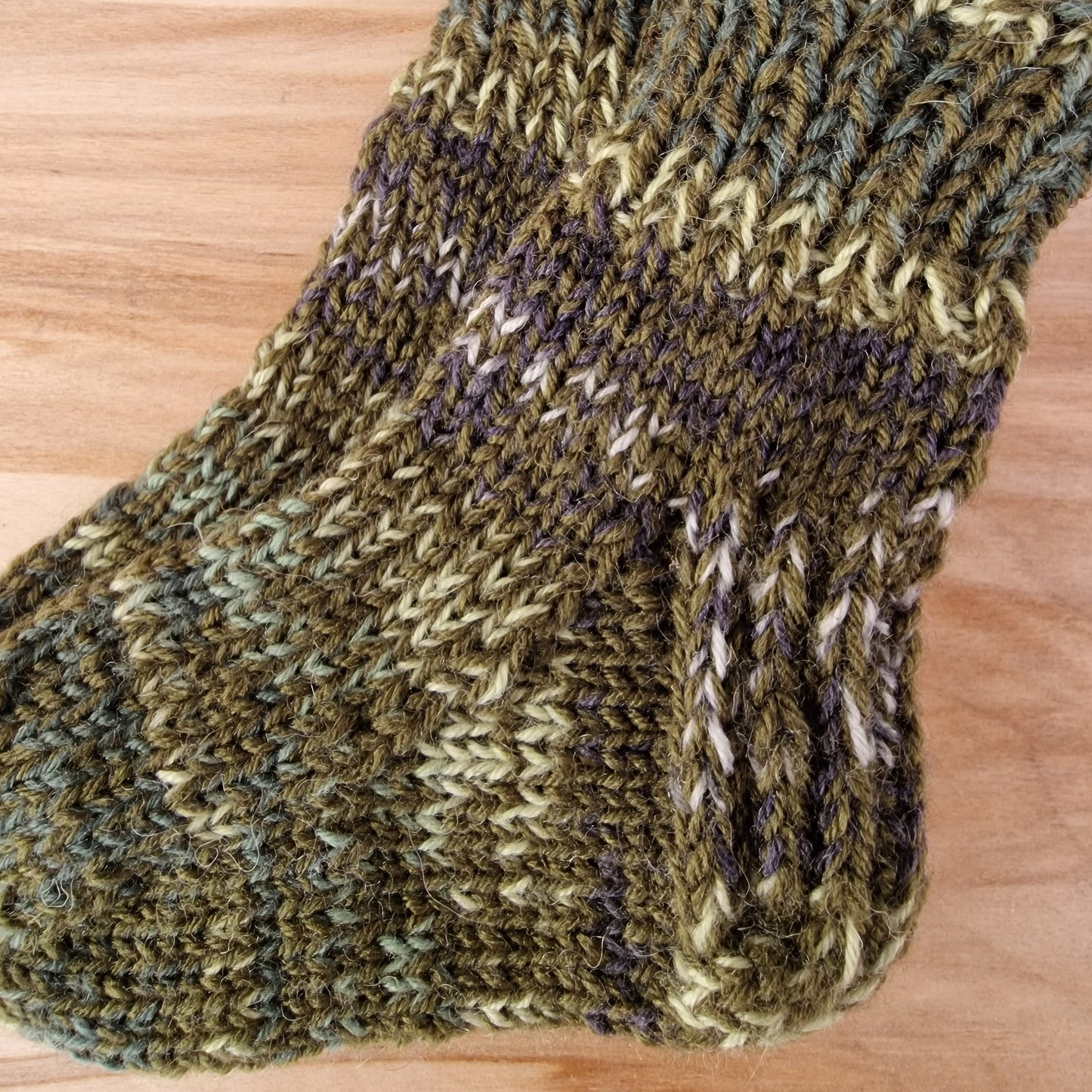 Sūnu zaļganu toņu vilnas bērnu zeķes 21.-23.izm. (ALMA 171) - www.tiptip.lv 