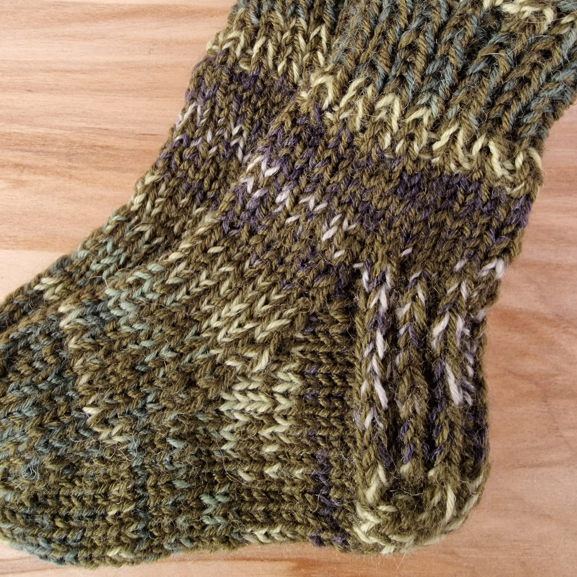 Sūnu zaļganu toņu vilnas bērnu zeķes 21.-23.izm. (ALMA 171) - www.tiptip.lv 