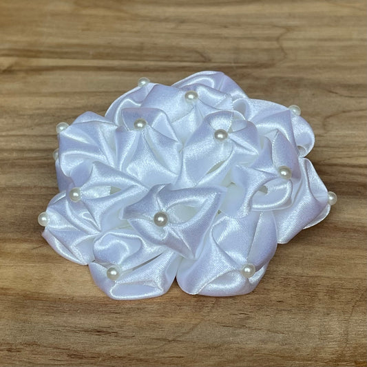 Sniegbalta matu rota ar pērlītēm (IRFI 4) - www.tiptip.lv 